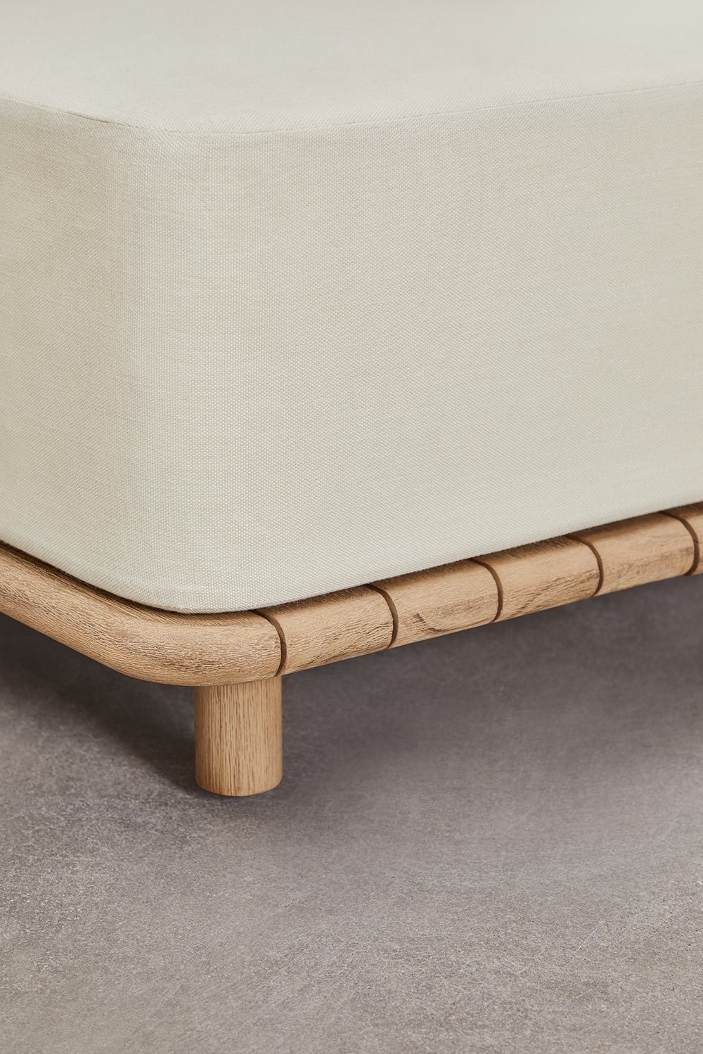 Portet fauteuil in acacia, galerij beeld 6