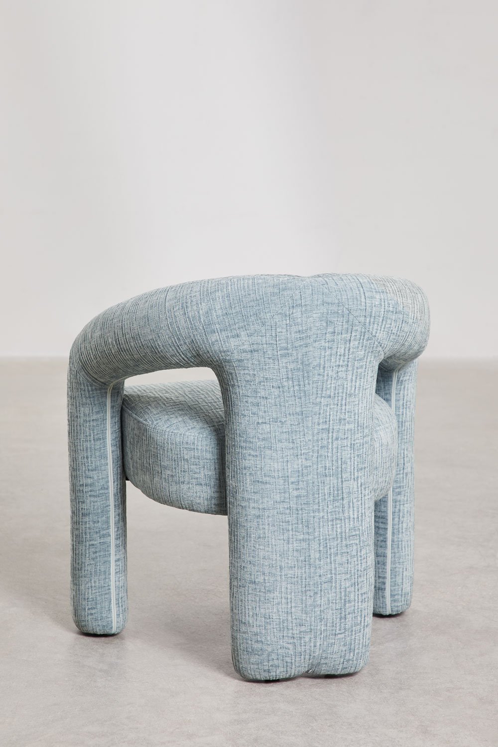 Set van 4 gestoffeerde eetkamerstoelen Greca, galerij beeld 5