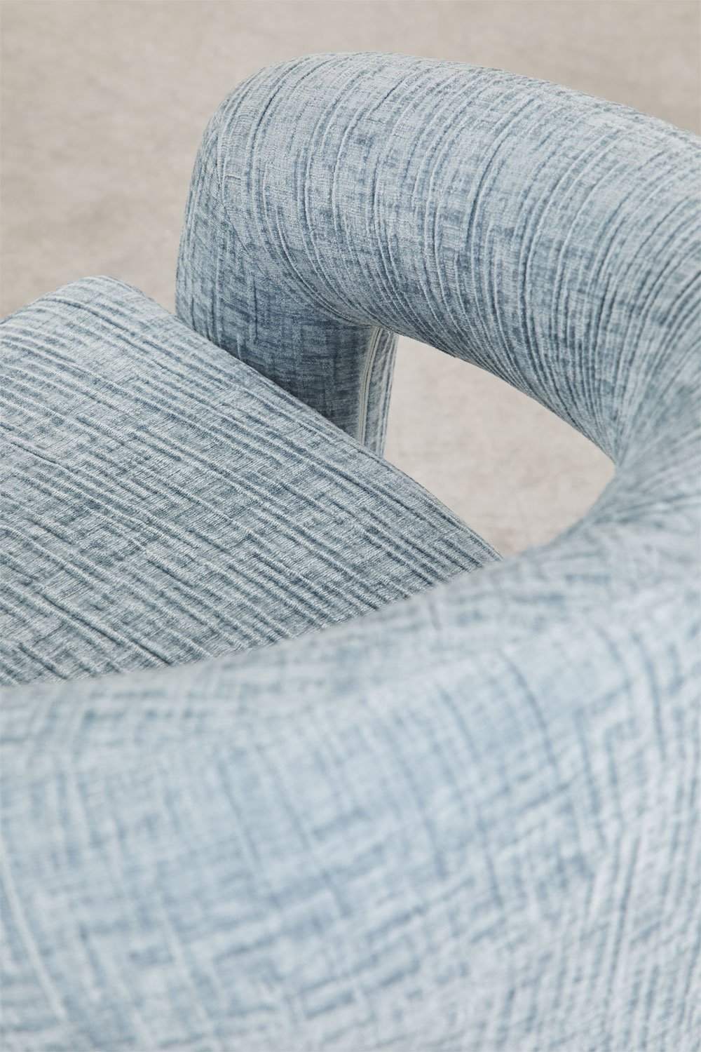 Set van 4 gestoffeerde eetkamerstoelen Greca, galerij beeld 7