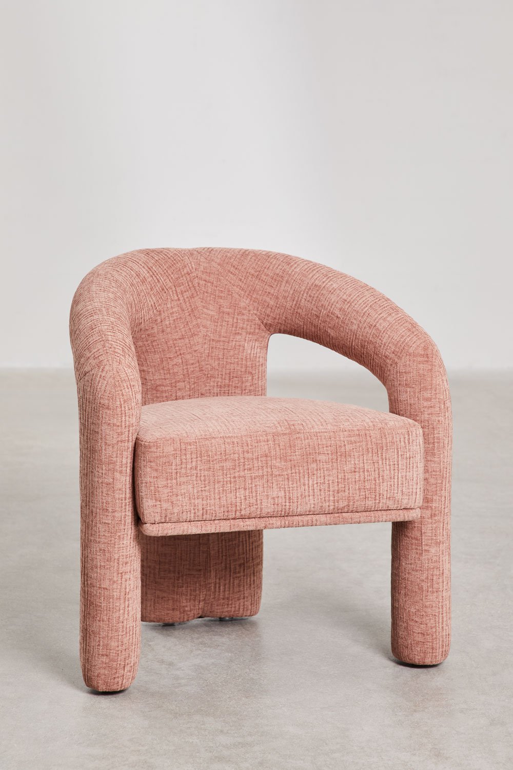 Set van 4 gestoffeerde eetkamerstoelen Greca, galerij beeld 2