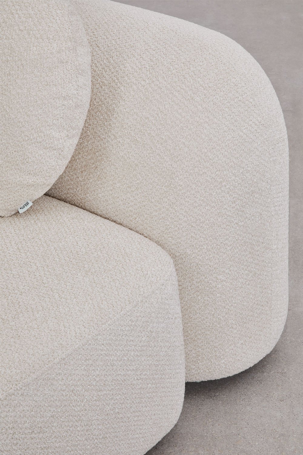 Modulaire 4-delige bank in chenille Coco, galerij beeld 5