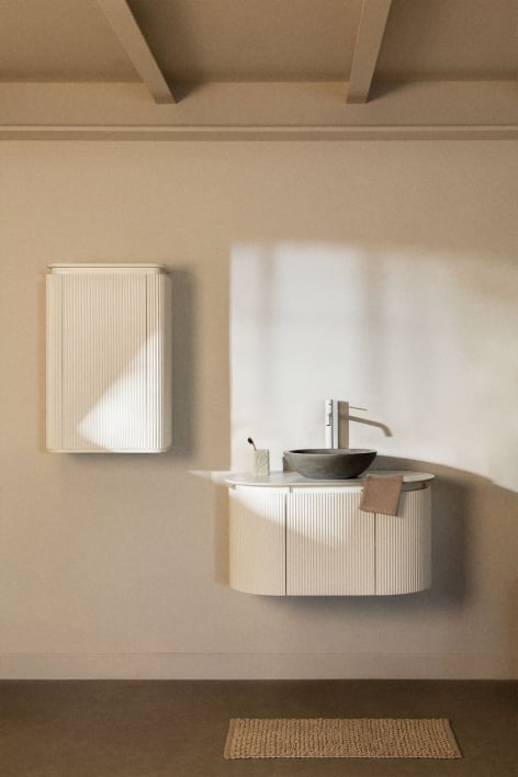 Carsone houten badkamermeubelset - Wit