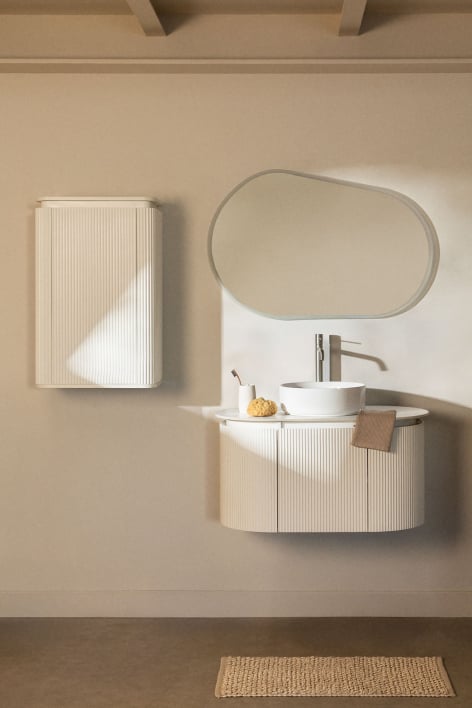 Carsone houten badkamermeubelset - Wit