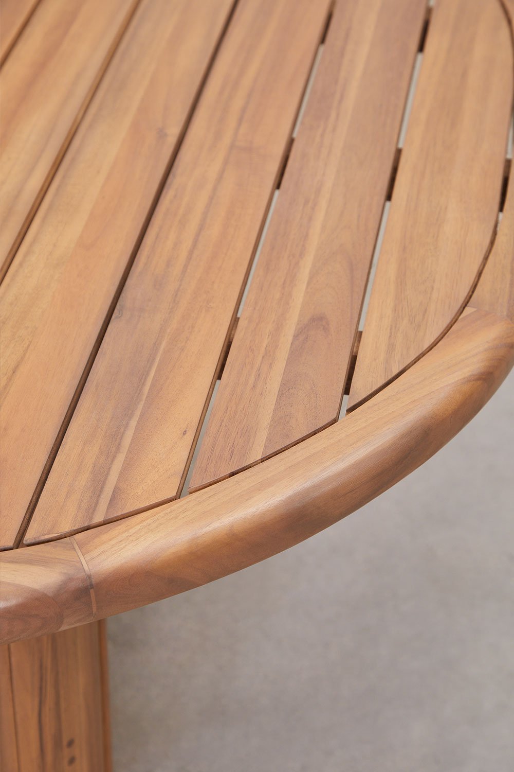 Ovale eettafel van acaciahout Ginara, galerij beeld 5