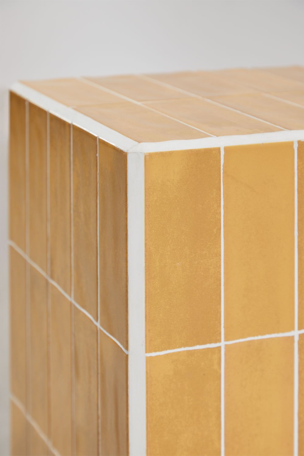 Vierkante tuintafel 30x30 cm in cement en Bongani tegels, galerij beeld 4