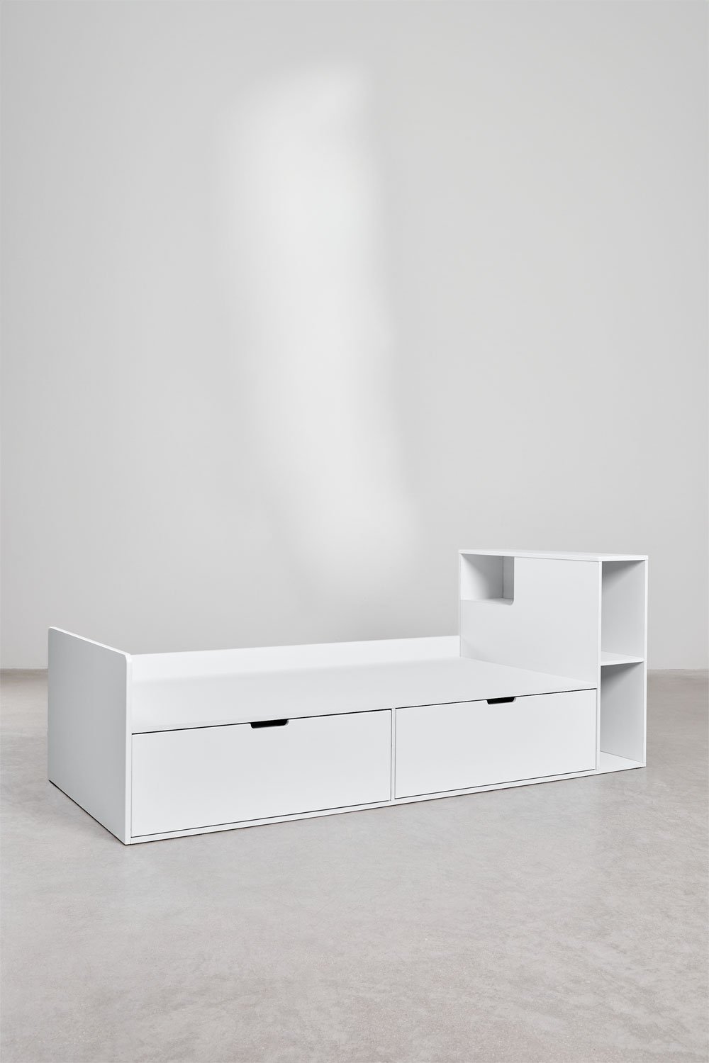 Bed voor matras 90x190 cm met 2 lades in MDF Janete Kids, galerij beeld 4