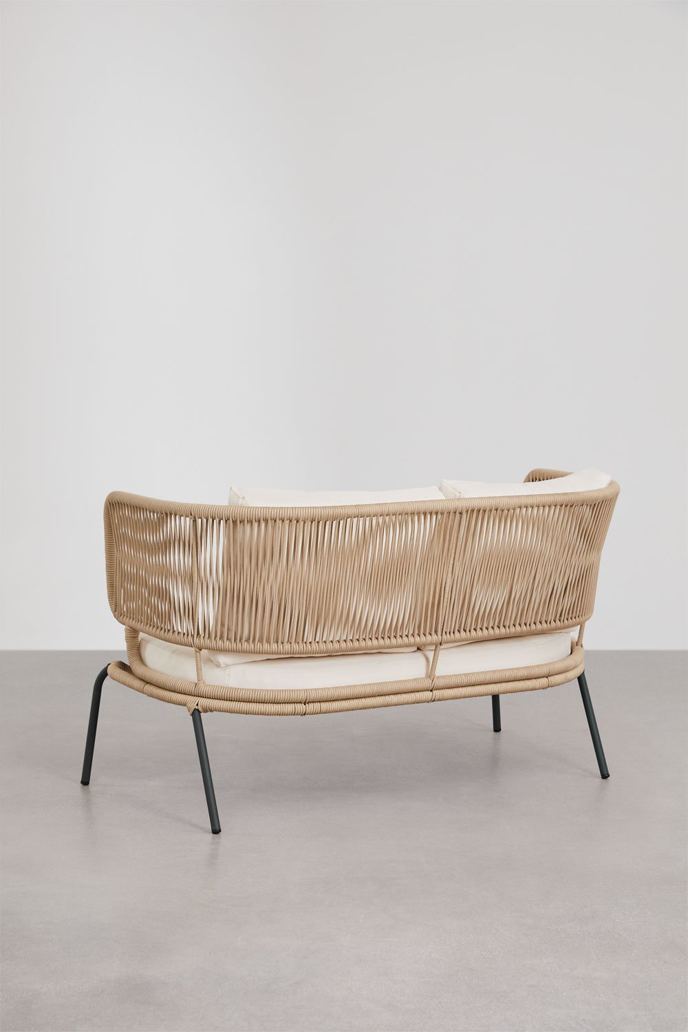 Calypso tuinset van 5 stuks met 2-zitsbank, 2 fauteuils en 2 salontafels, galerij beeld 5