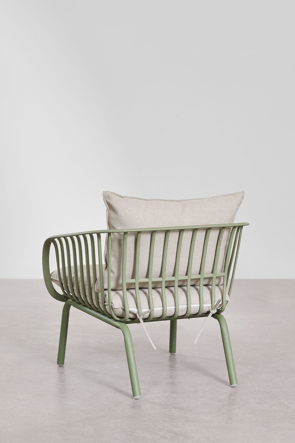 Pack van 2 tuinstoelen van staal en polypropyleen Aradina, galerij beeld 7