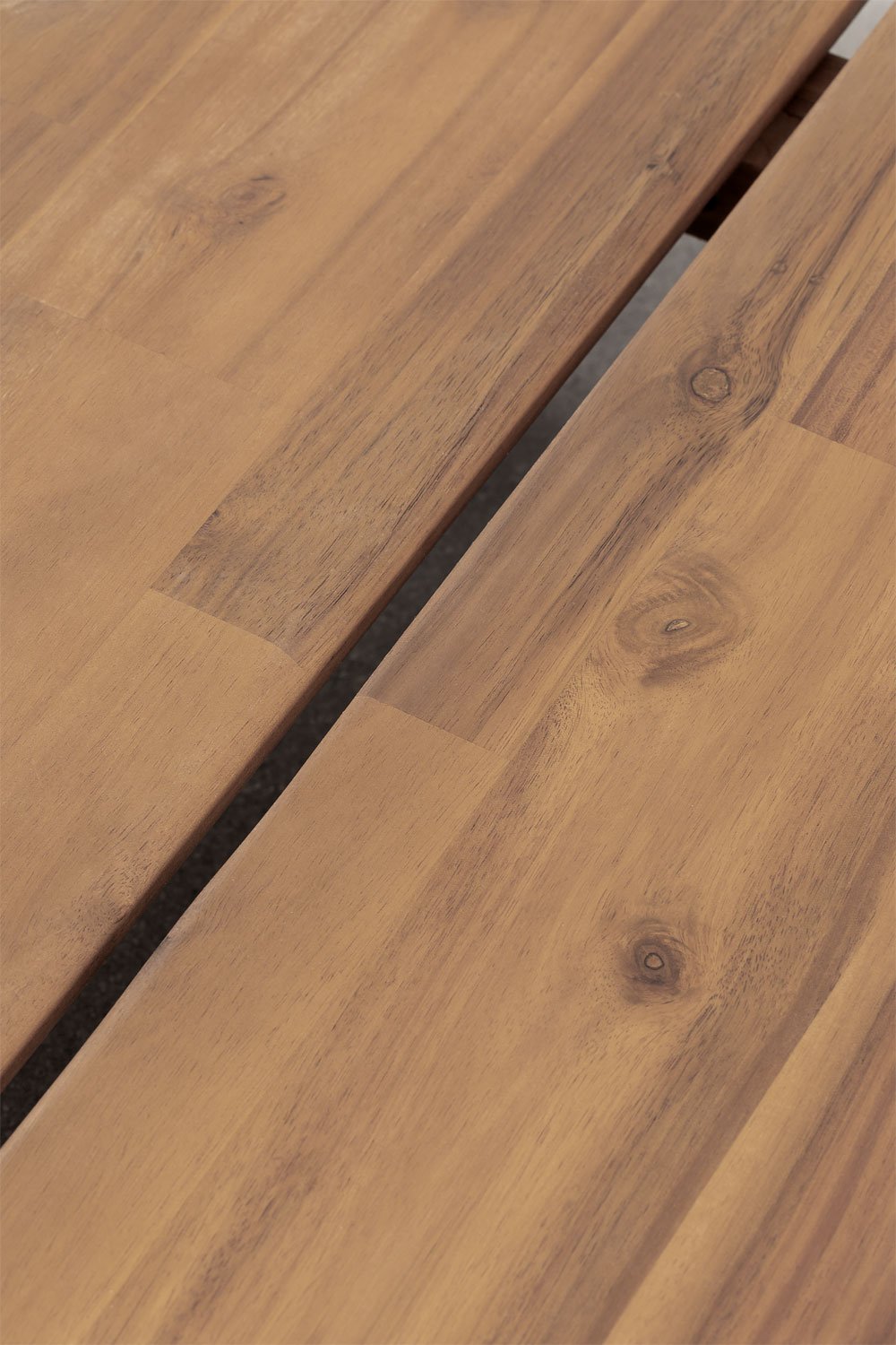 Tuinset met 4-delige modulaire verstelbare bank, salontafel en poef van acaciahout Brina, galerij beeld 9