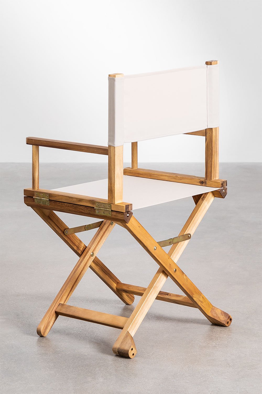 Pack van 2 inklapbare regisseursstoelen van acaciahout Ridley, galerij beeld 4058322