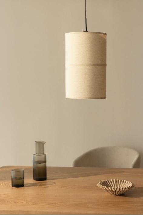 Olinda plafondlamp van gerecycled katoen