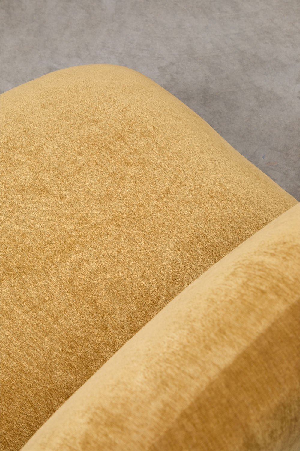 Draaifauteuil in chenille Sernin, galerij beeld 7