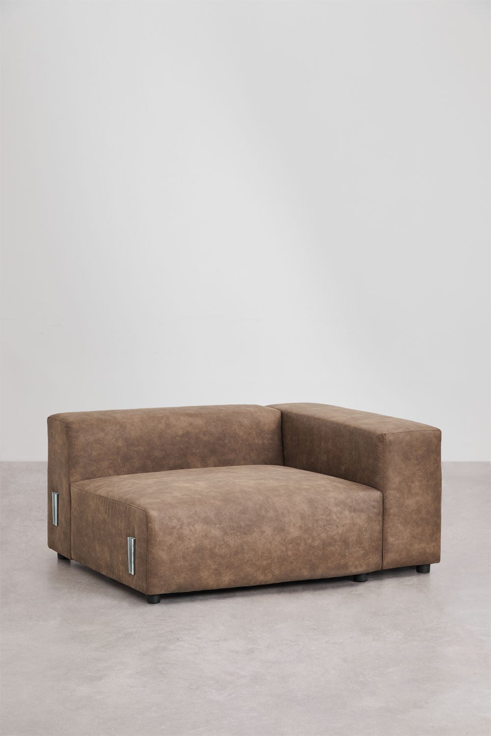 Rechter hoekmodule 135x113 cm met hoge armleuning voor modulaire bank Bruna, galerij beeld 1