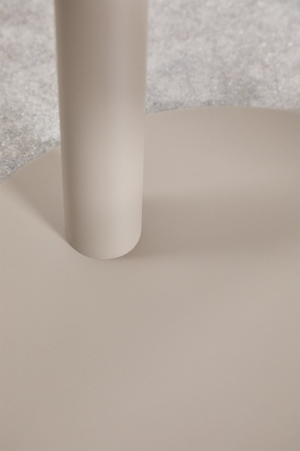 Ronde bijzettafel Ø40 cm in roestvrij staal Yannik, galerij beeld 5