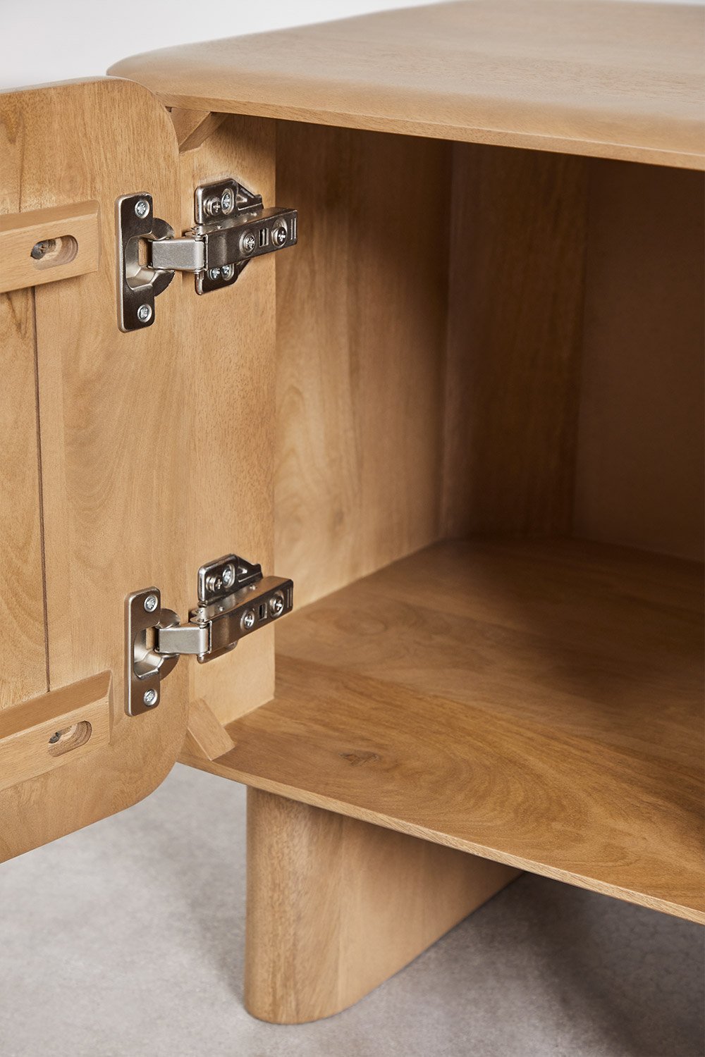 2-pack nachtkastjes 50x45 cm in mangohout Miller, galerij beeld 7