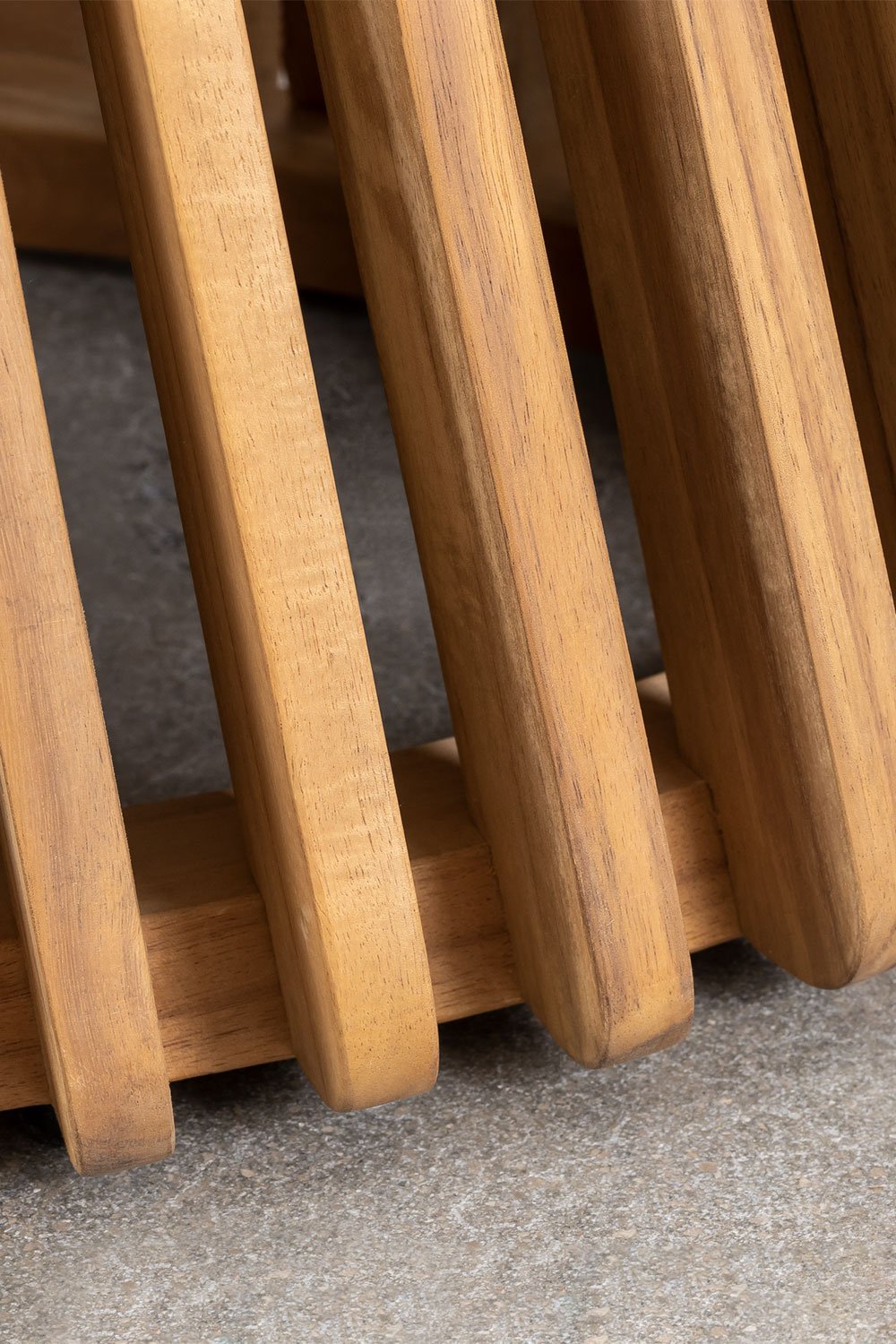 Ovale tuin salontafel 120x65 cm in Mura acacia hout, galerij beeld 6