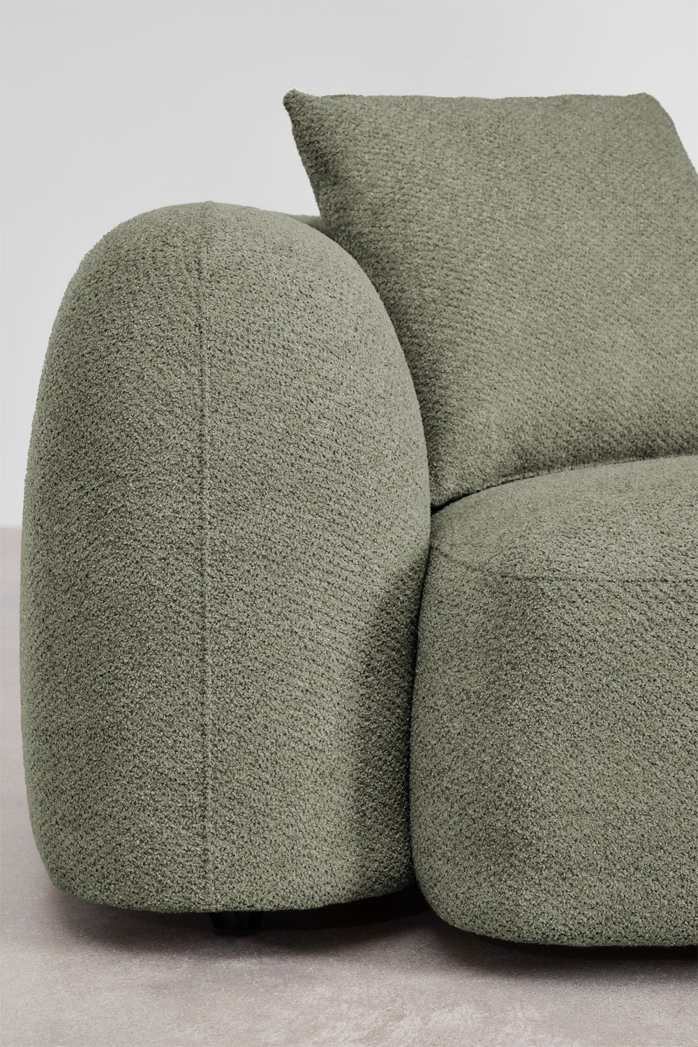 Modulaire 3-delige bank in chenille Coco, galerij beeld 2