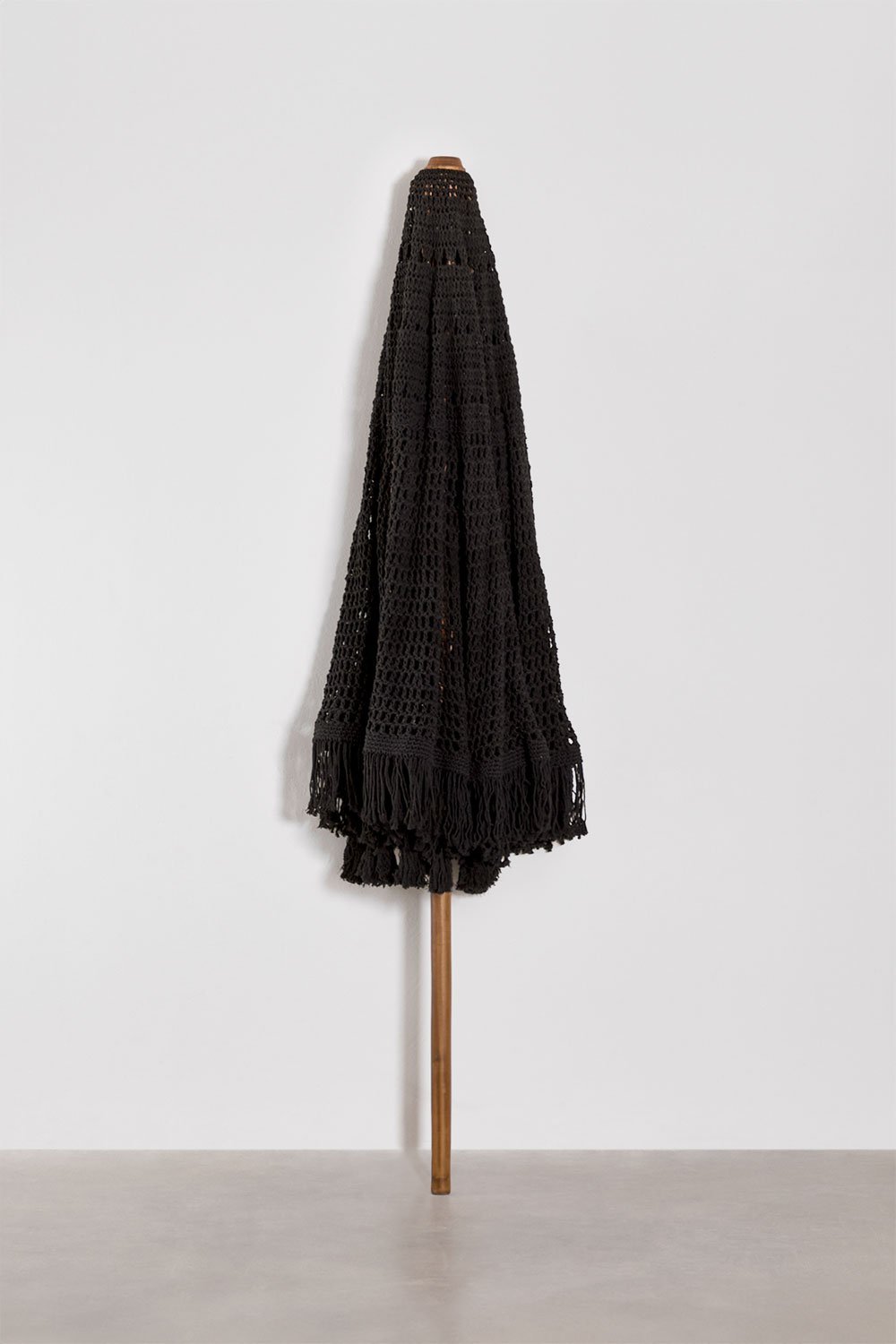 Tongariki teak en katoenen parasol, galerij beeld 2
