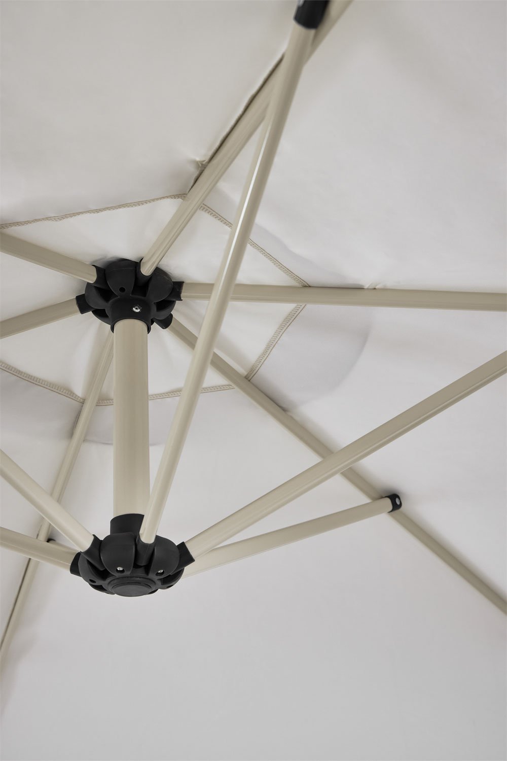 Gerran parasol Ø295 cm in stof en staal, galerij beeld 4