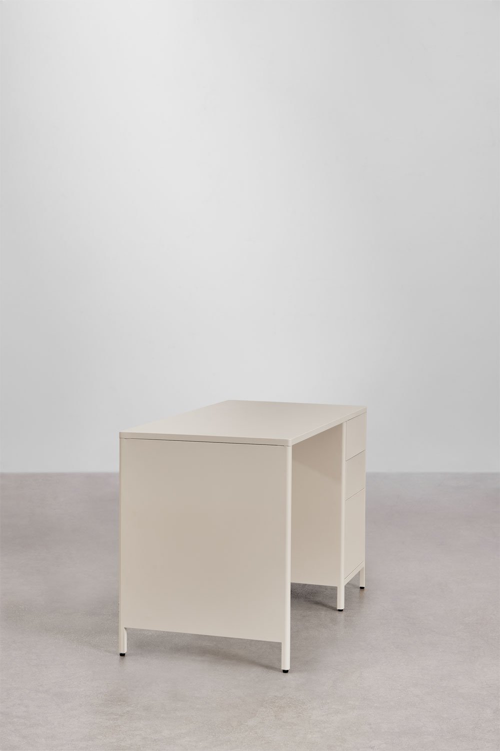 Michigan bureau 120x60 cm in staal met lades, galerij beeld 4