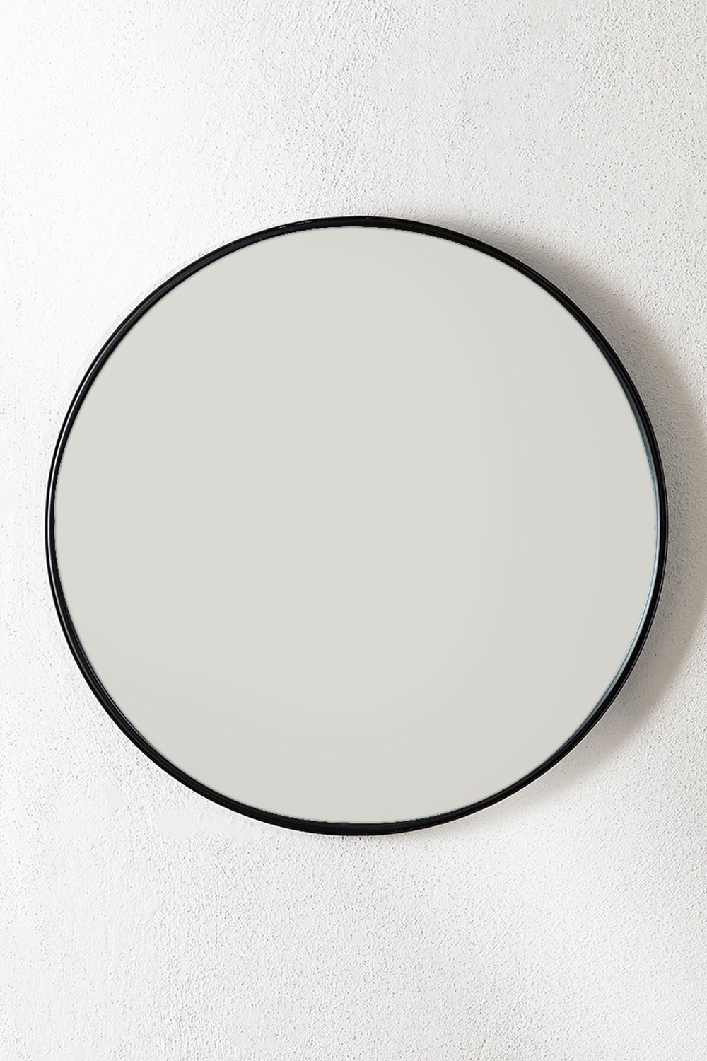SANOX Badkamerspiegel Rond 40 cm mat wit kopen