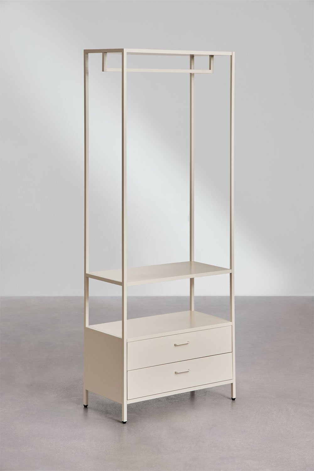 Janine 3-delige open modulaire kledingkast met stalen lades, galerij beeld 4