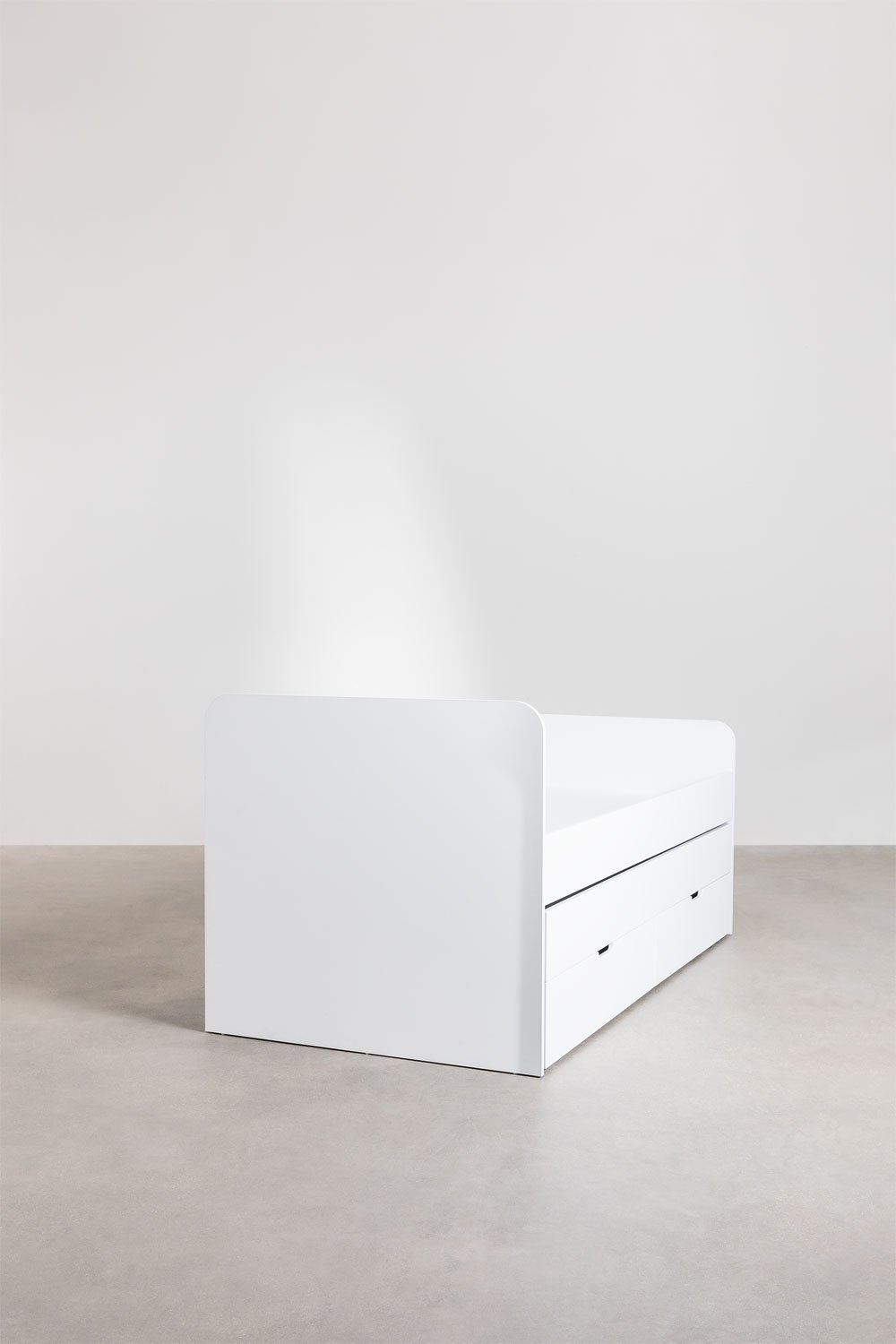Bed voor matras 90x190 cm met 3 lades in MDF Janete, galerij beeld 3