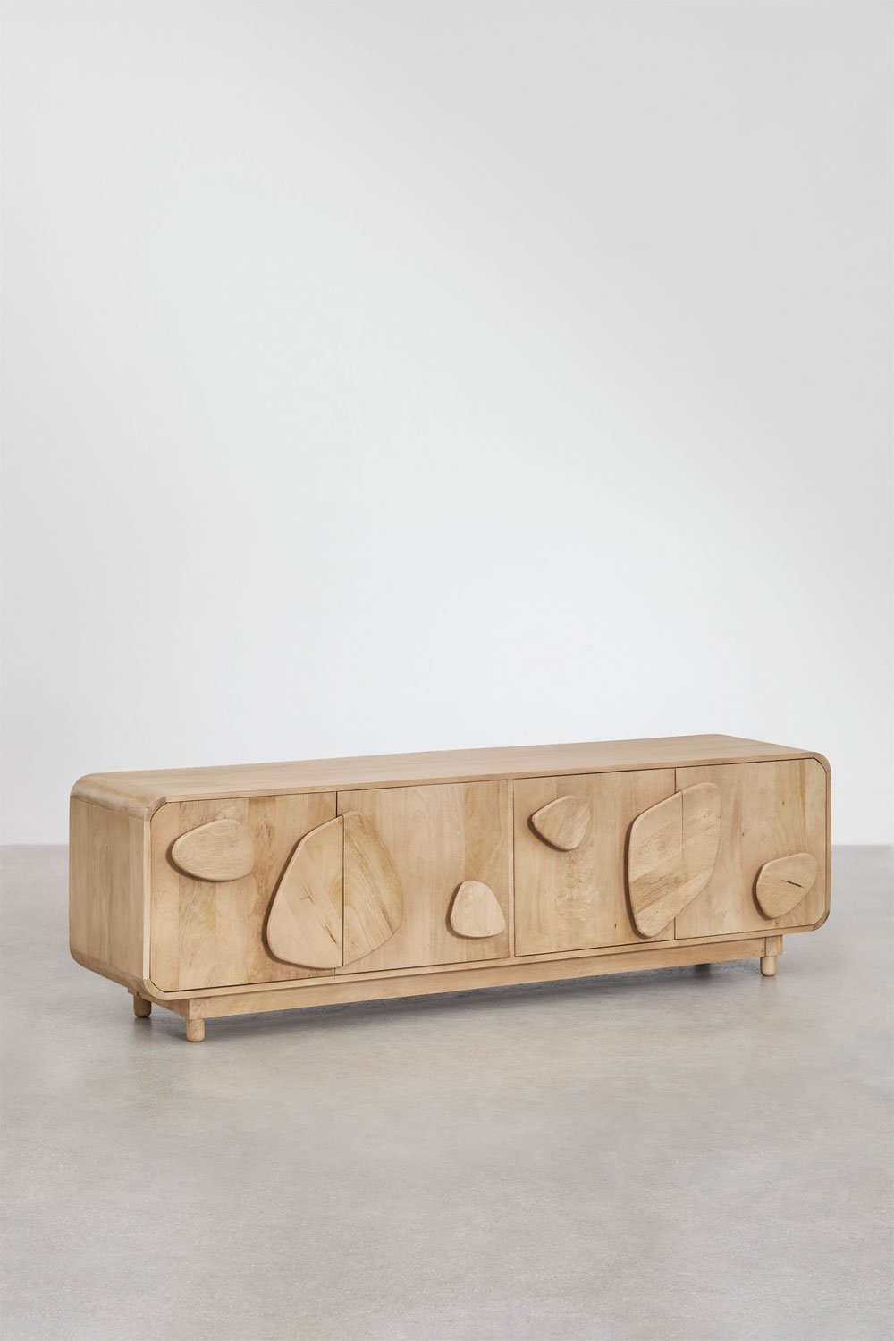 Joel mangohouten tv-kast 180x40 cm, galerij beeld 3