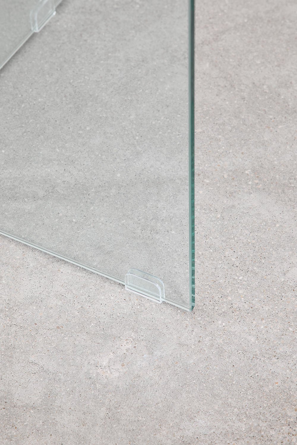 Eettafel rechthoekig 180x90 cm in gehard glas Purio, galerij beeld 7