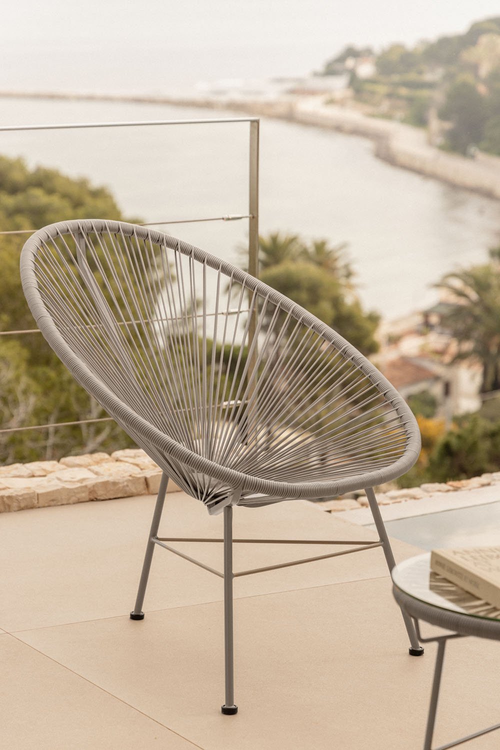 Nieuwe Acapulco tuinstoel in staal en synthetisch wicker, galerij beeld 1