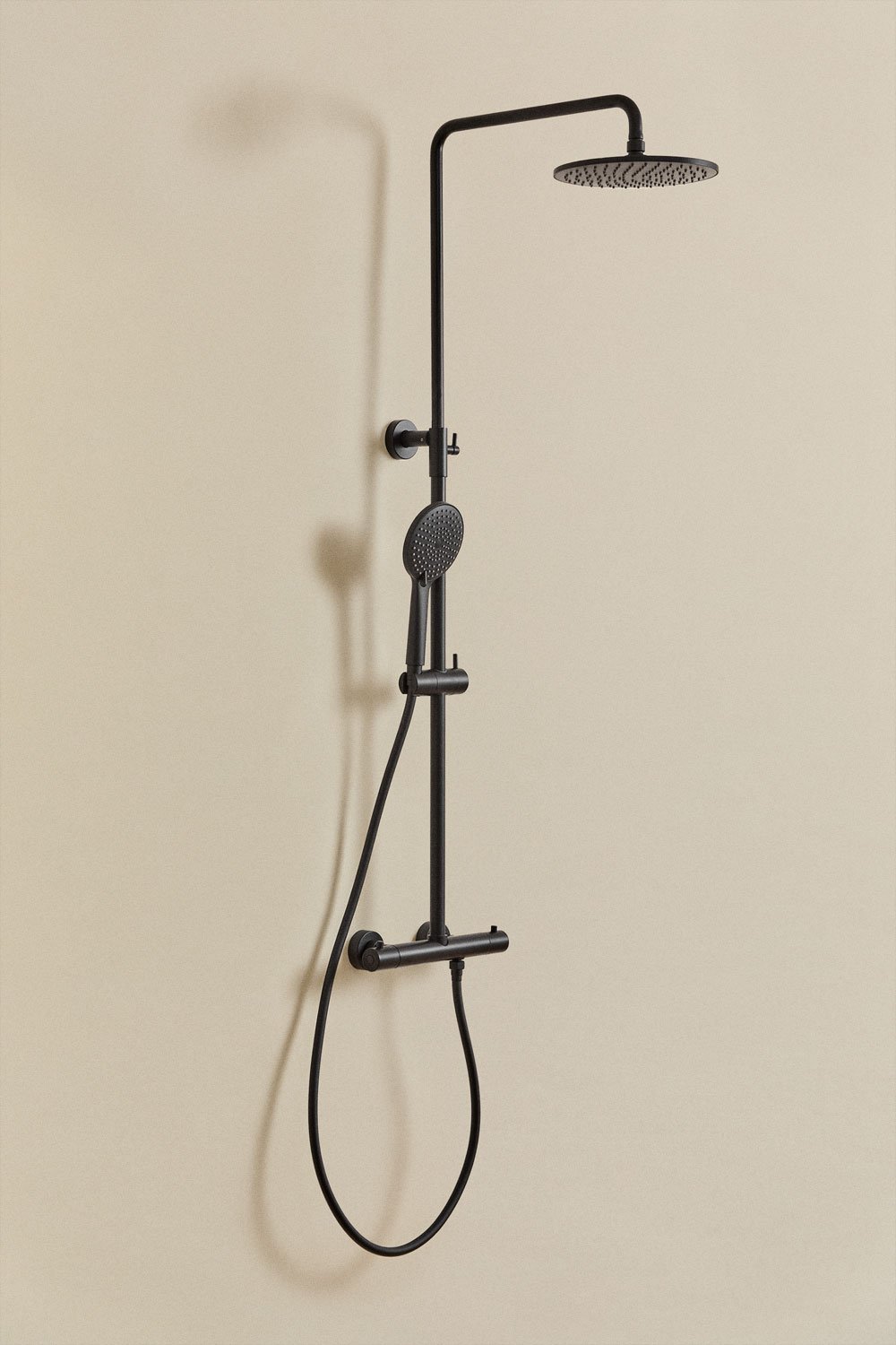 Douchekolom in messing Orveta, galerij beeld 1