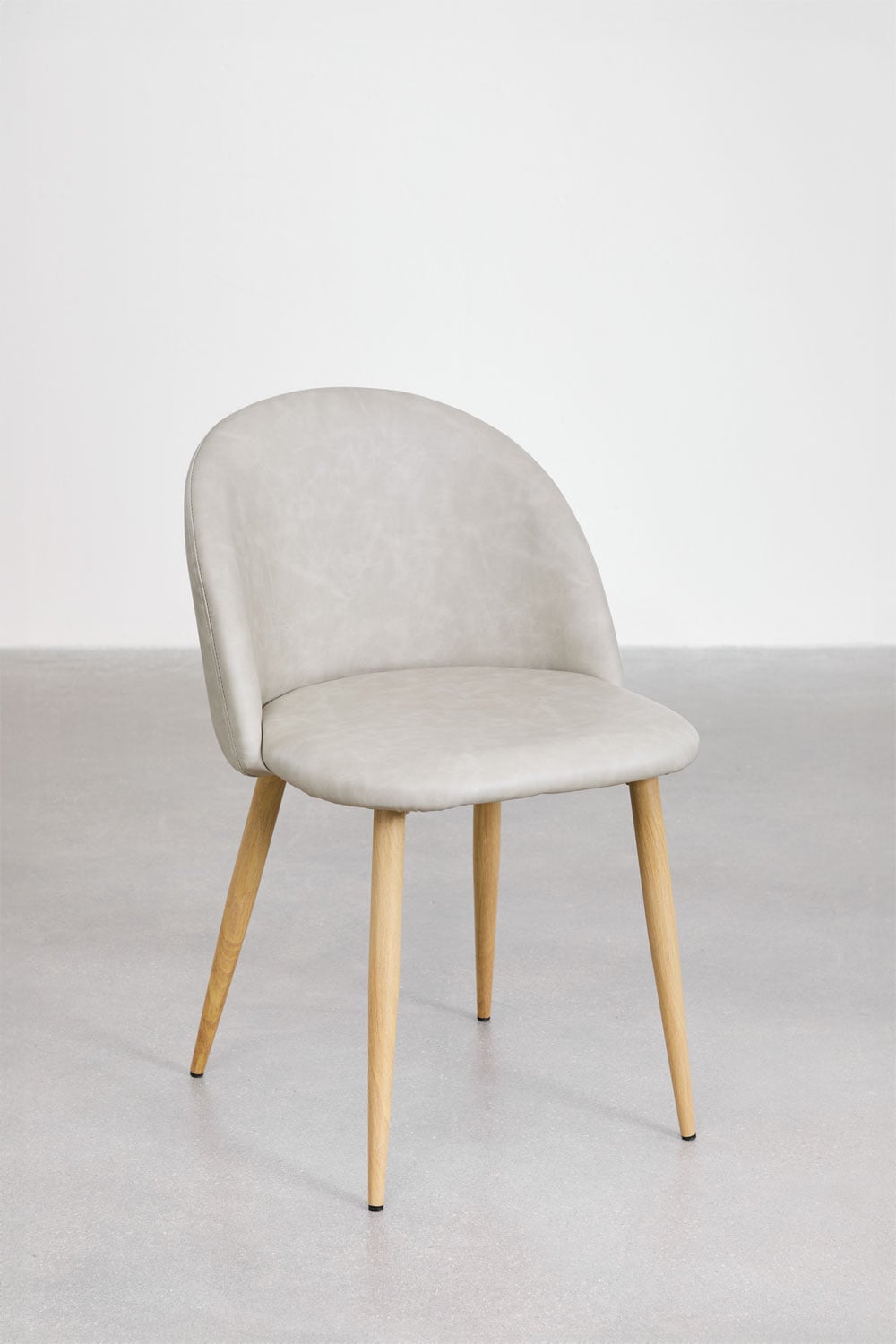 Set van 4 eetkamerstoelen bekleed met kunstleer Kana, galerij beeld 1