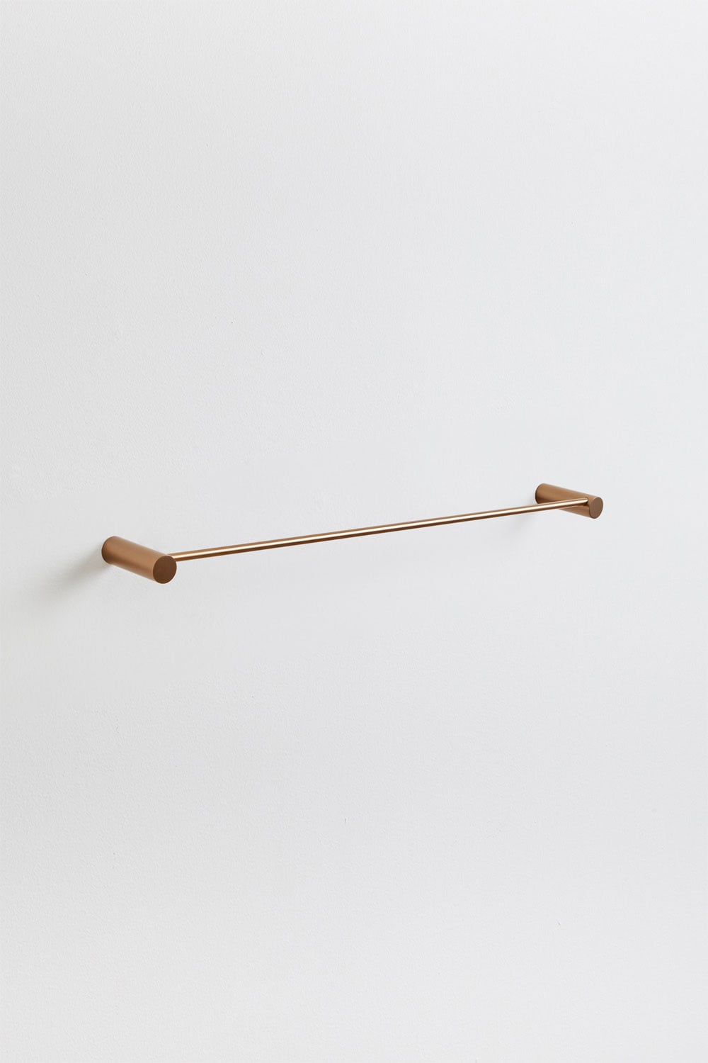 Wandhanddoekstang 60 cm van geborsteld roségoud roestvrij staal Devon, galerij beeld 1