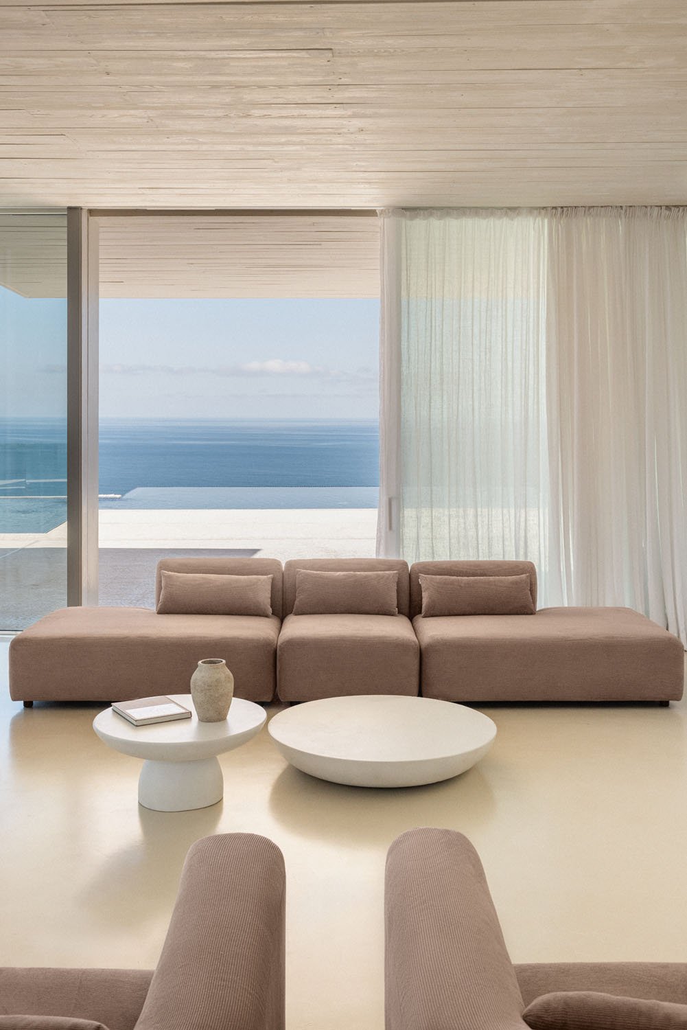 Fogler 3-delige modulaire dubbele chaise bank, galerij beeld 1