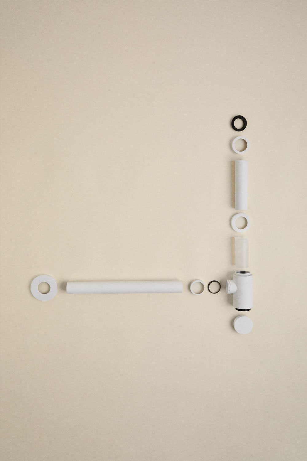 Set de sifón de lavabo en acero inoxidable Bibur y válvula de desagüe para lavabo tipo Click-Clack Orveta, galerij beeld 4