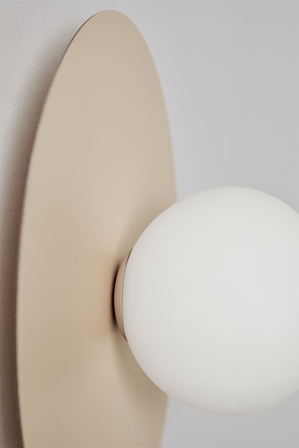 Anine badkamer wandlamp van ijzer en glas, galerij beeld 3