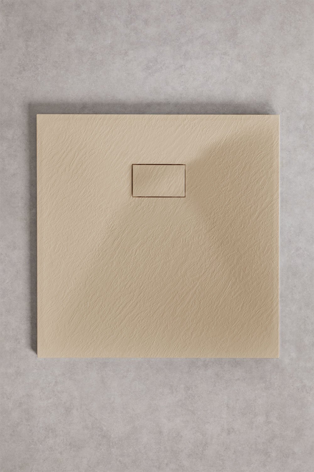 Vierkante antislip en extra platte SMC-hars douchebak Soho, galerij beeld 1