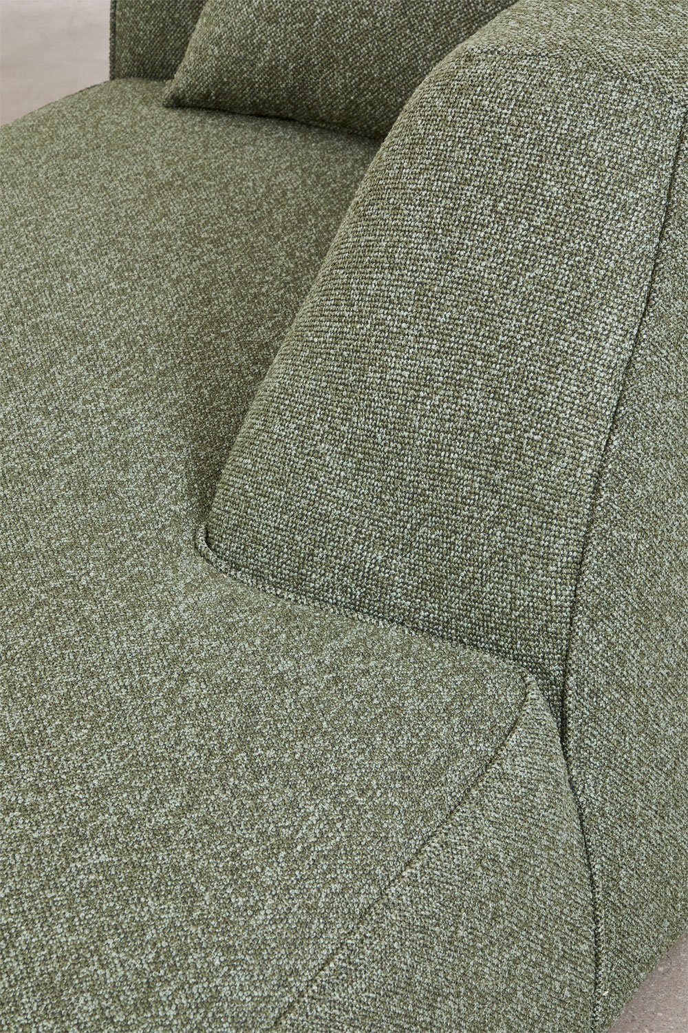 Rechter chaise longue voor Cardea gestoffeerde modulaire bank, galerij beeld 2