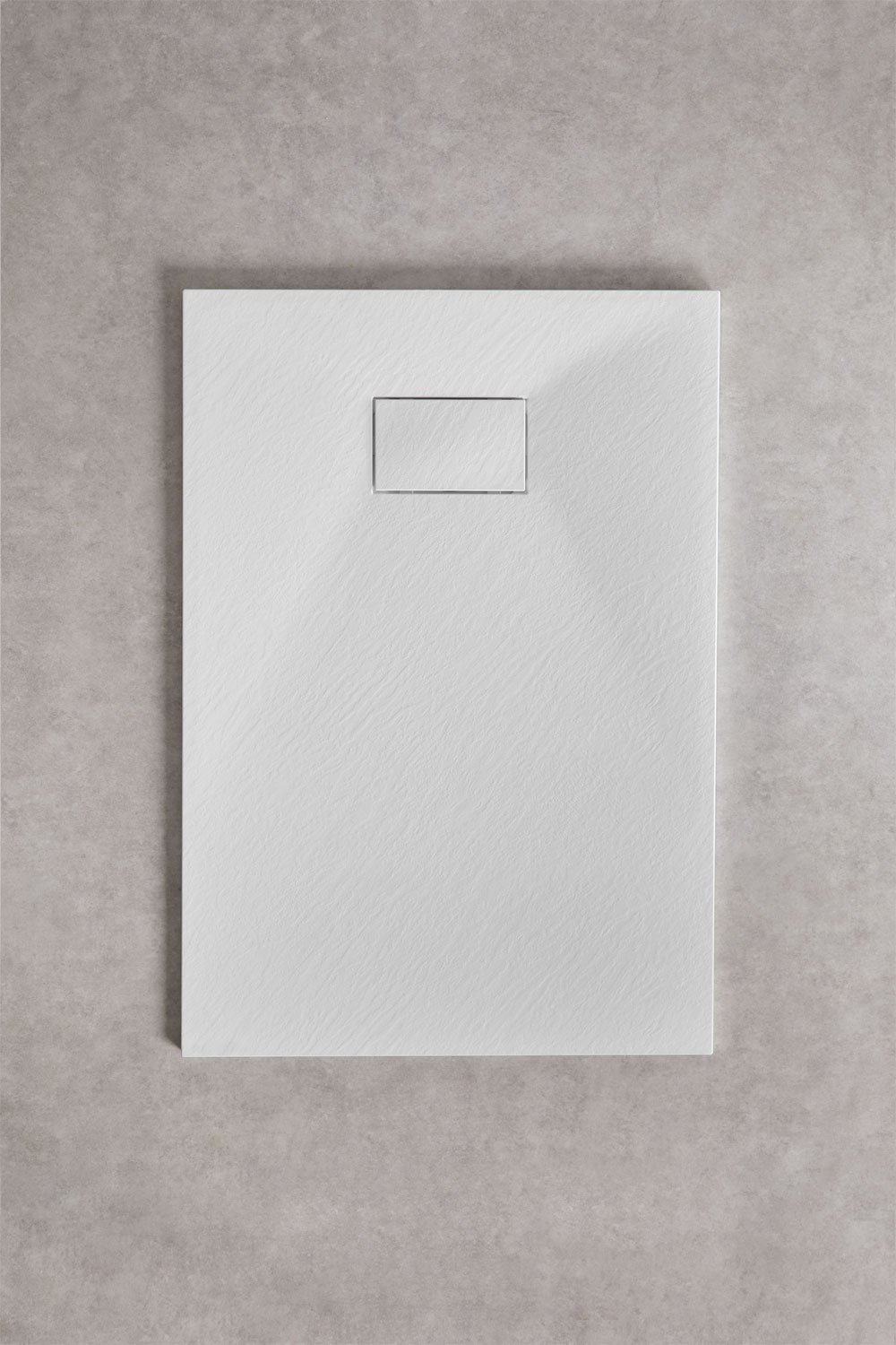 Rechthoekige antislip en extra platte SMC-hars douchebak Soho, galerij beeld 1
