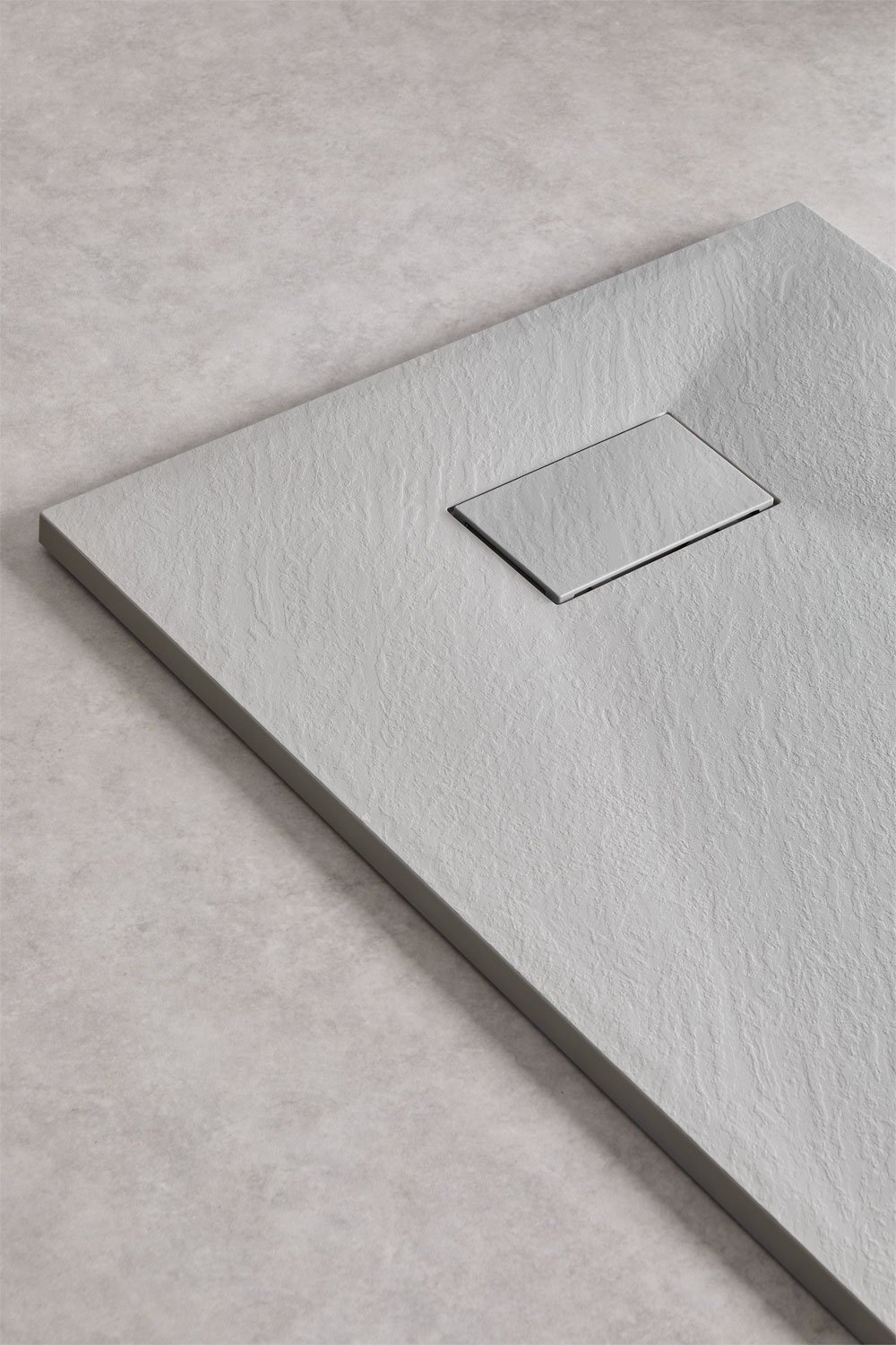 Rechthoekige antislip en extra platte SMC-hars douchebak Soho, galerij beeld 2