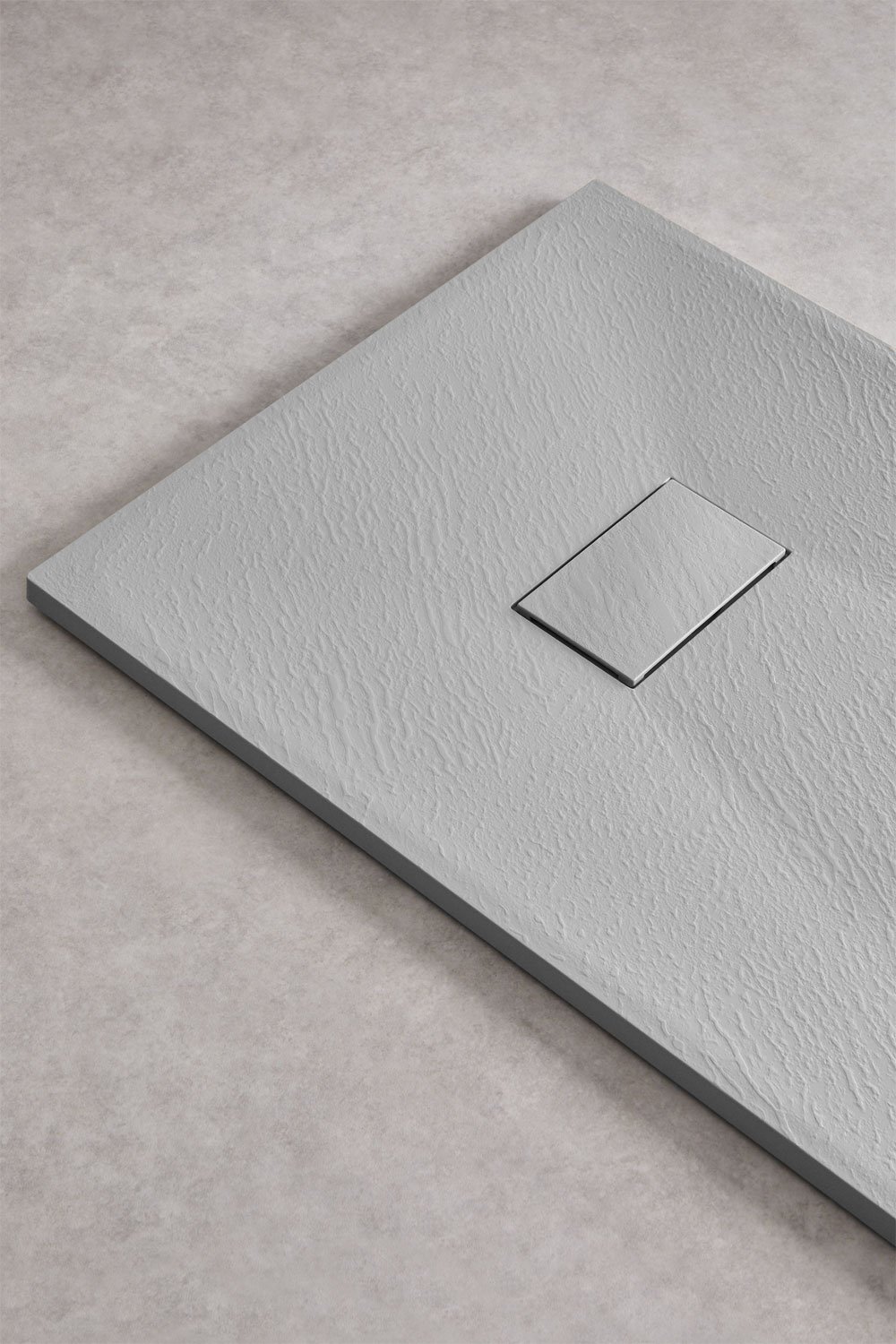 Rechthoekige antislip en extra platte SMC-hars douchebak Soho, galerij beeld 2