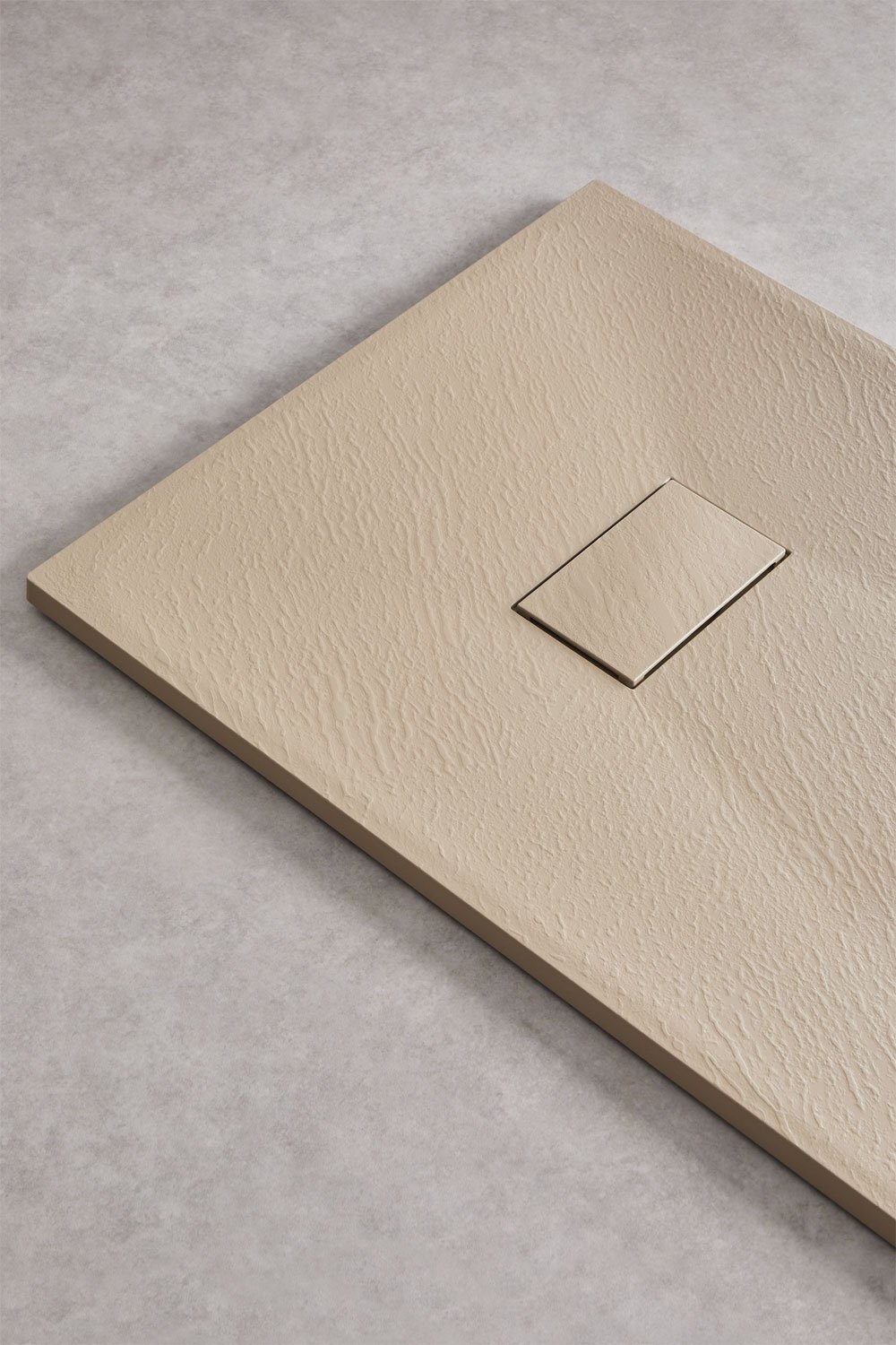 Rechthoekige antislip en extra platte SMC-hars douchebak Soho, galerij beeld 2