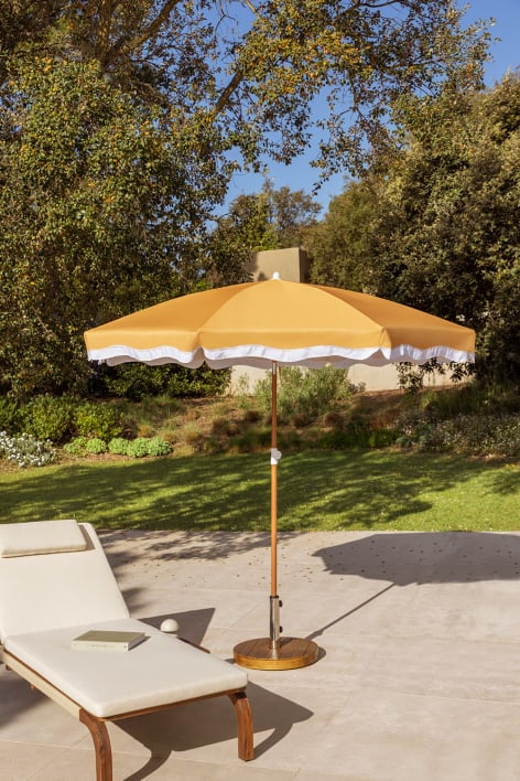 Jarko parasol Ø230 cm in stof en staal