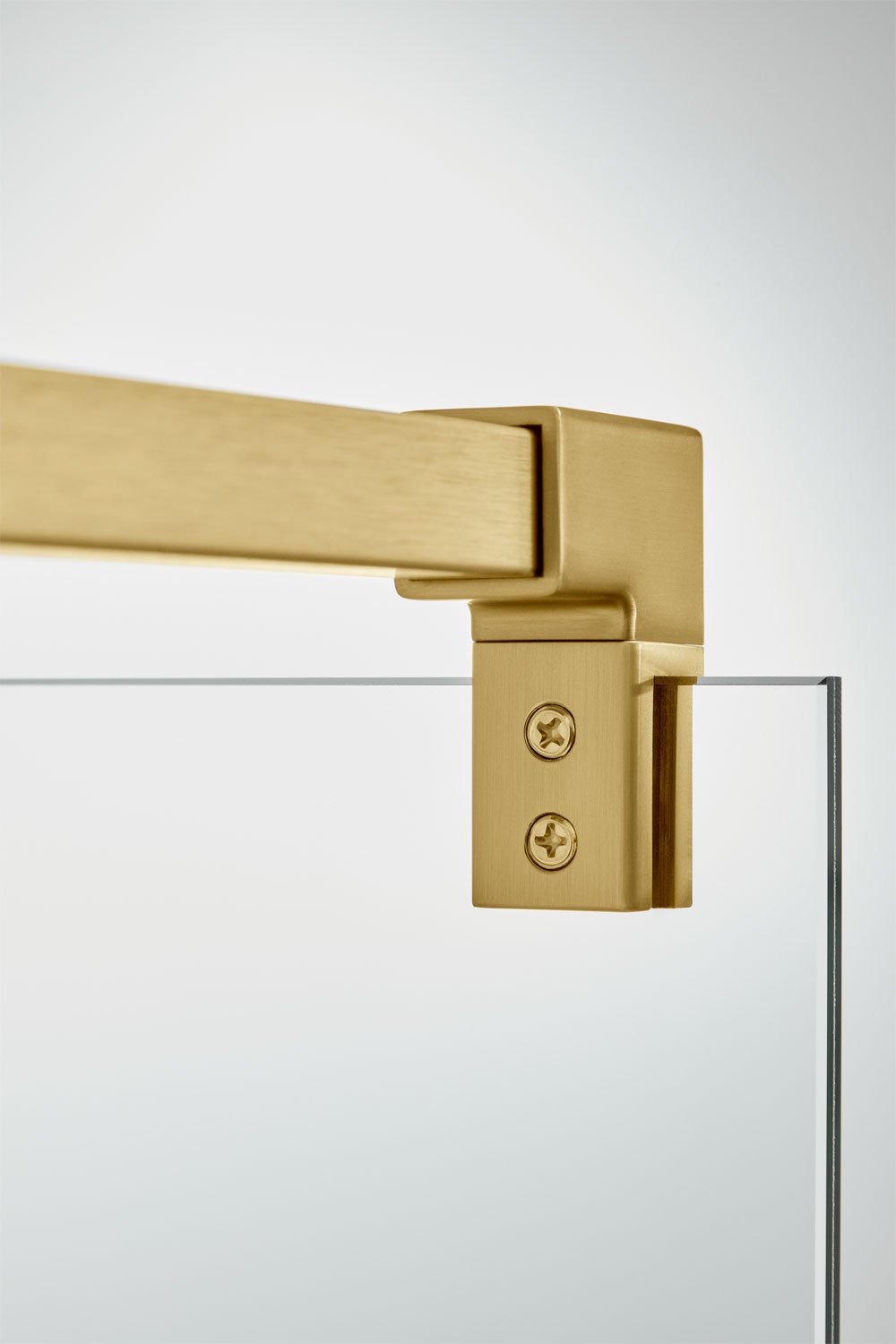 Vaste douchewand met 8 mm gehard glas en Bristol aluminium, galerij beeld 9