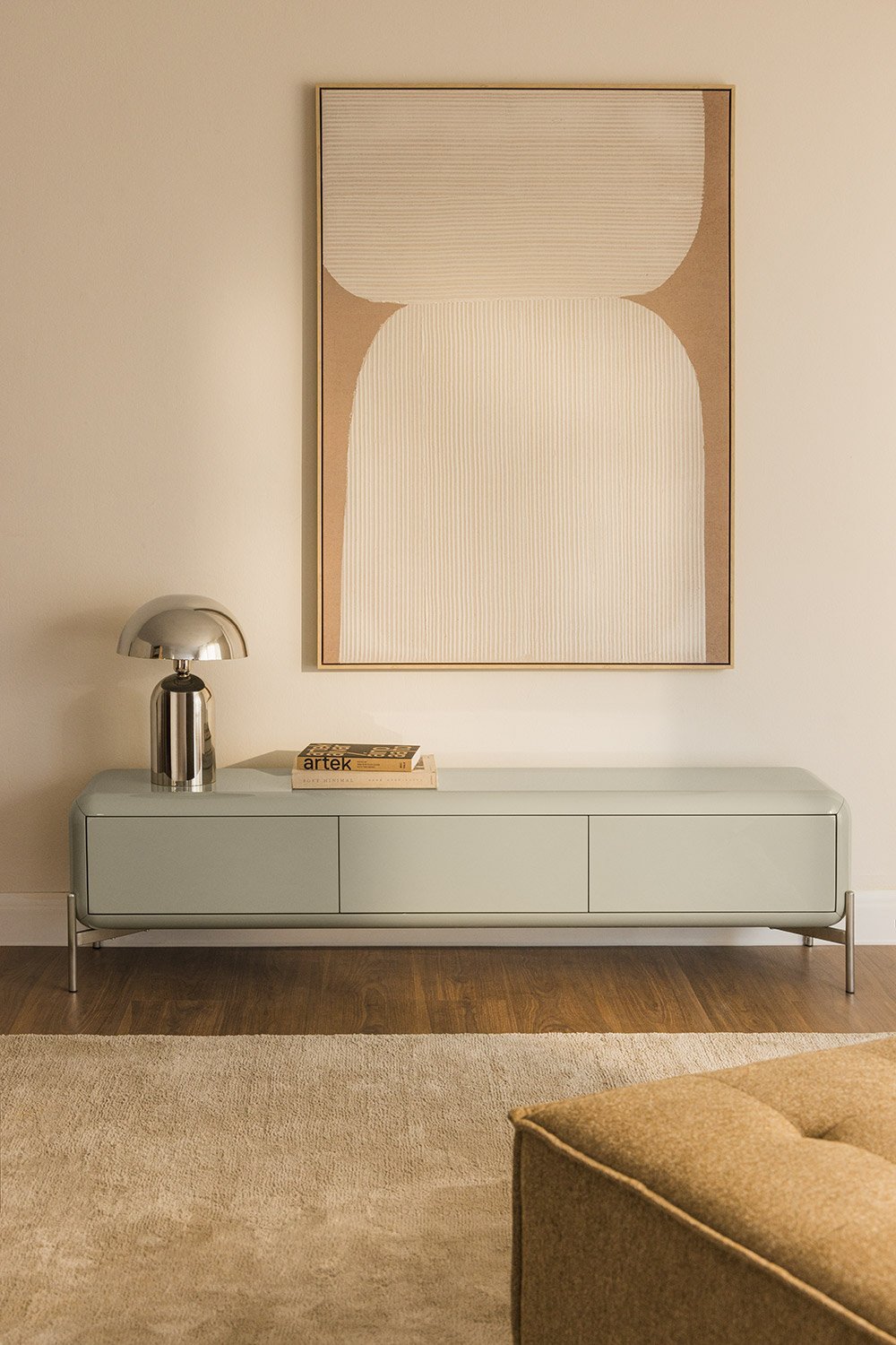 TV-meubel 180x40 cm in MDF Alazne, galerij beeld 1
