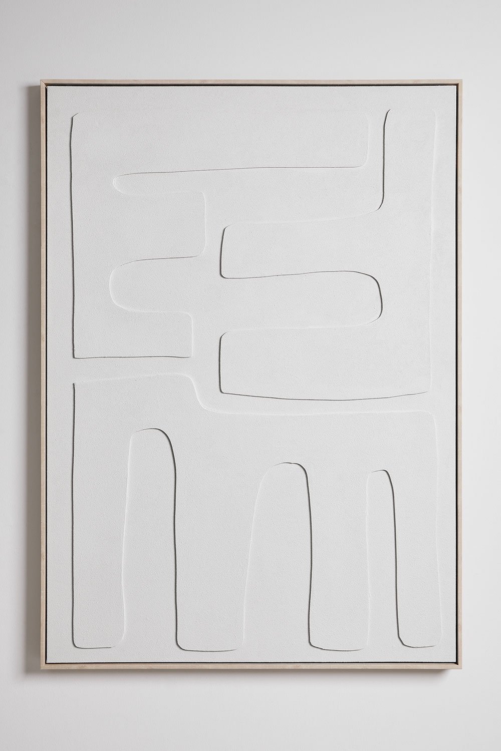 Decoratief schilderij 100x140 cm handgeschilderd met reliëf Aloxen, galerij beeld 1