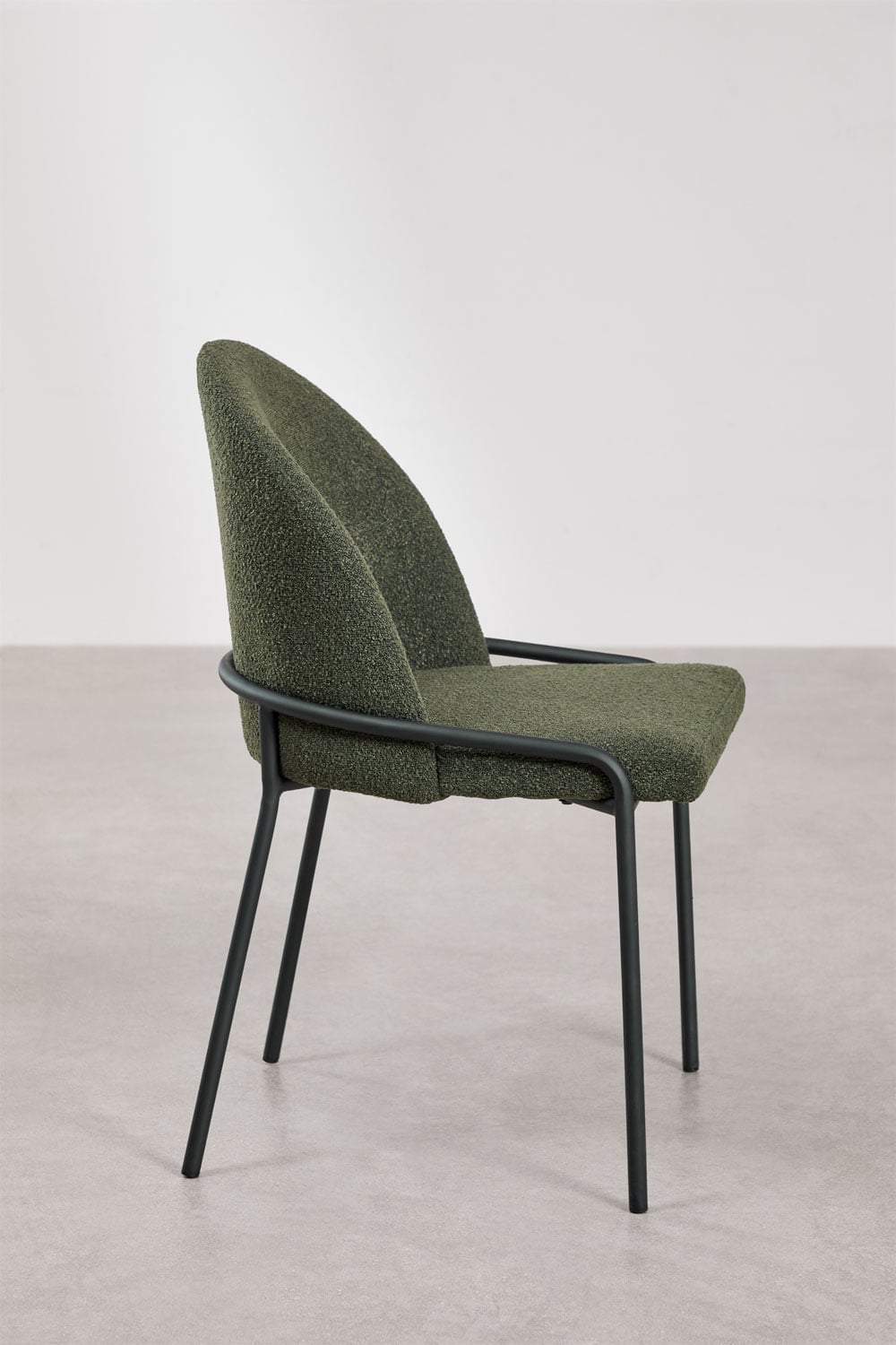 Pak van 2 Grolet gestoffeerde eetkamerstoelen, galerij beeld 4