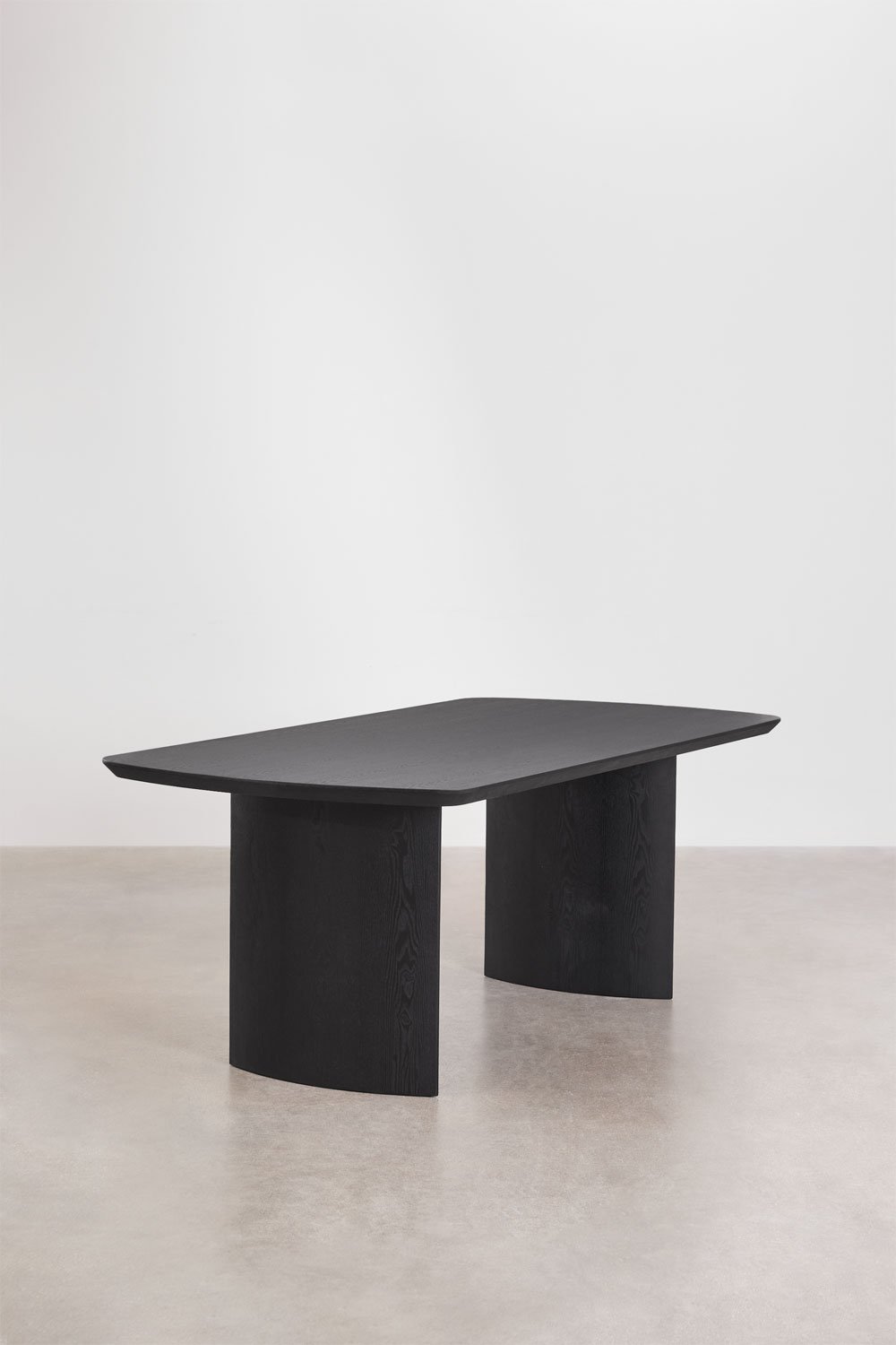 Rechthoekige eettafel 200x100 cm in Toeareg MDF, galerij beeld 2