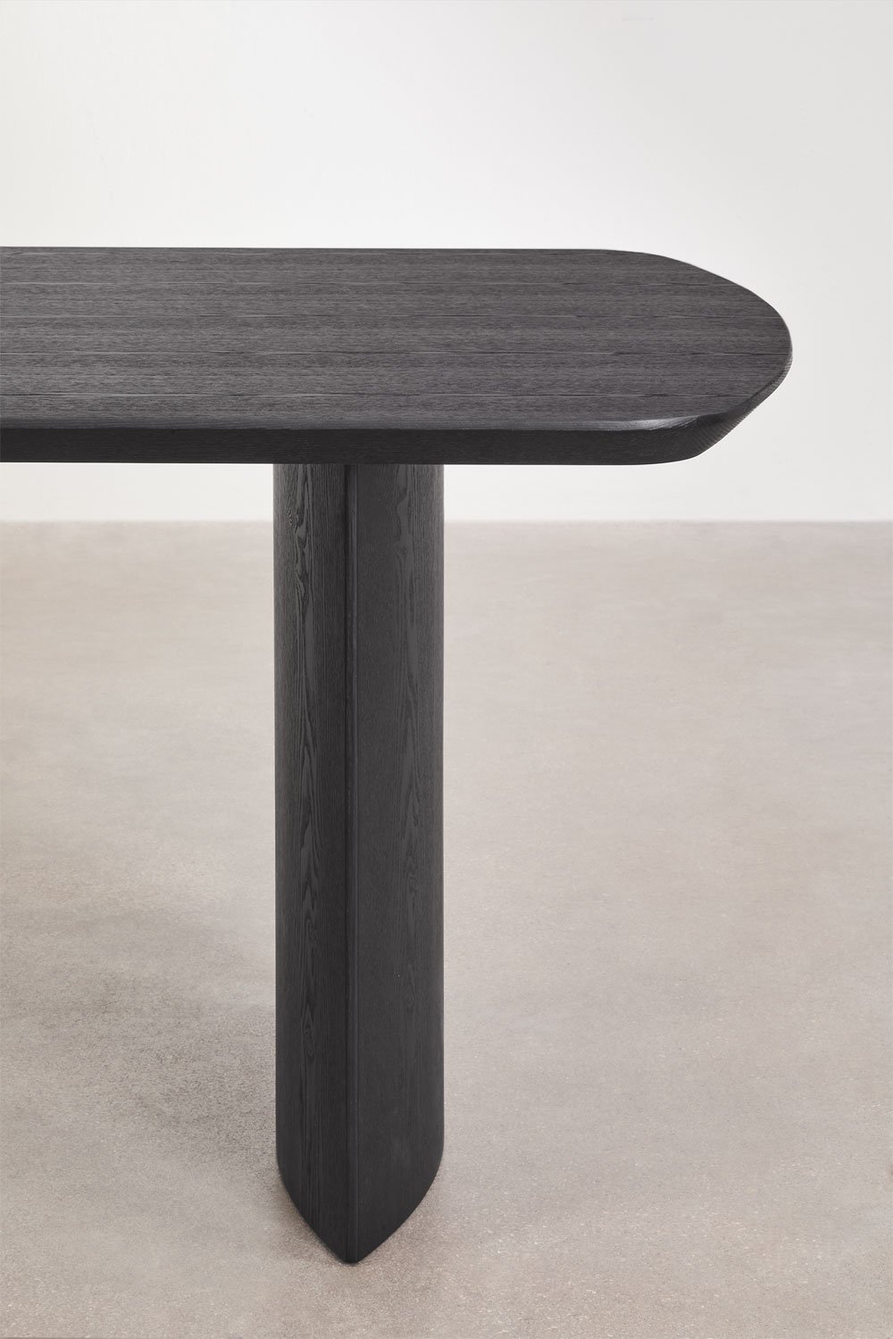 Rechthoekige eettafel 200x100 cm in Toeareg MDF, galerij beeld 3