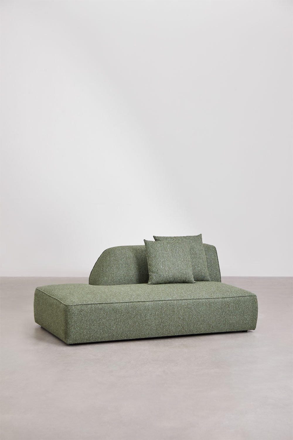 Cardea 3-delige modulaire bank met dubbel gestoffeerde chaise longue, galerij beeld 6